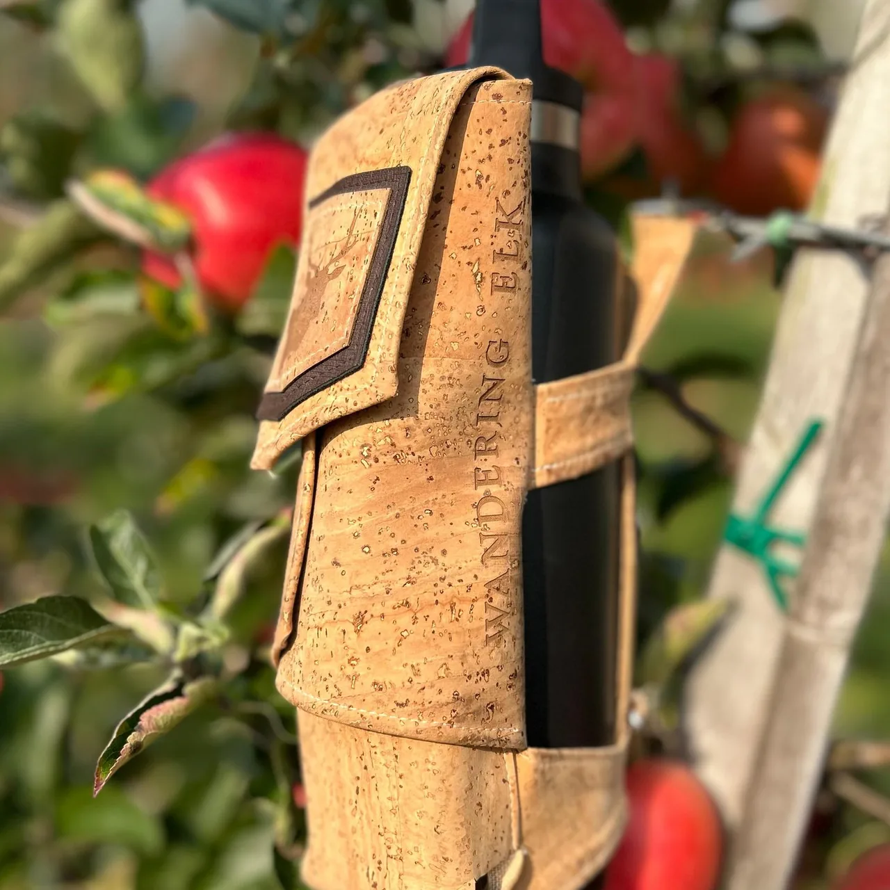 Wandering Elk Company — cork-leather bottle harness